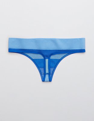 Aerie Ribbed Seamless Thong Underwear