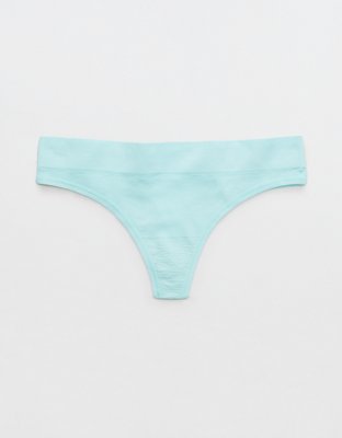 Aerie Ribbed Seamless Thong Underwear