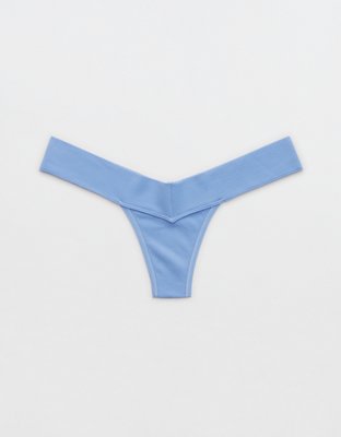 Aerie Seamless Cutout Thong, Strand