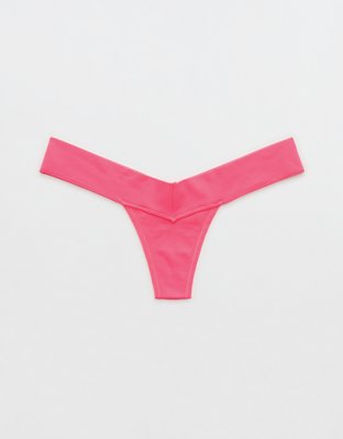 Aerie Ribbed Seamless Thong Underwear