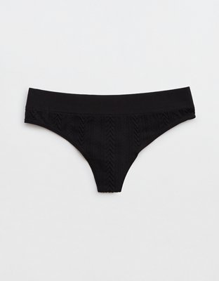 Aerie Superchill Seamless Low Rise Thong Underwear