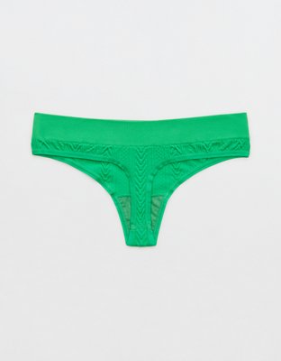 Aerie Seamless Cable Thong Underwear