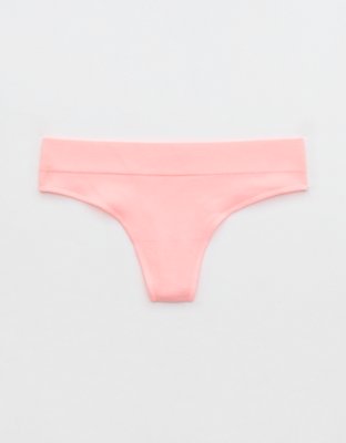 Aerie Ribbed Seamless Thong Underwear