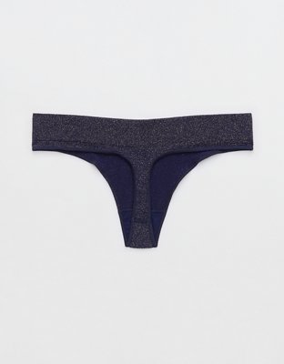 Superchill Seamless Lurex Thong Underwear