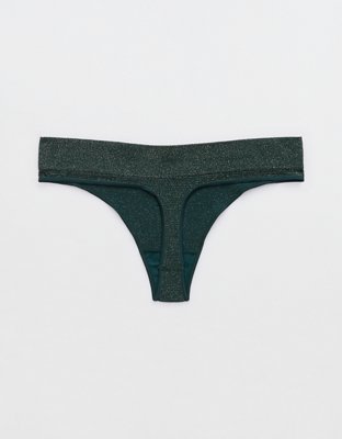 Superchill Seamless Lurex Thong Underwear