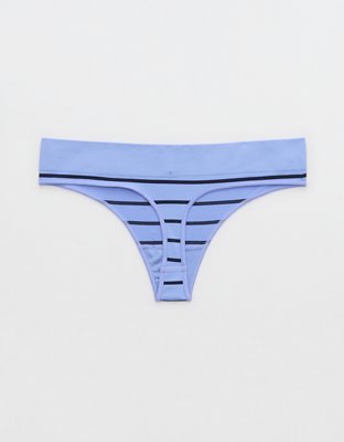 Superchill Seamless Stripe Thong Underwear