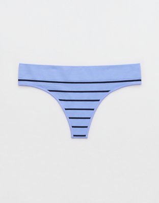 Superchill Seamless Stripe Thong Underwear