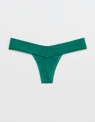 Aerie SMOOTHEZ Shine String Thong Underwear