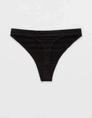 Superchill Seamless Stripe Thong Underwear