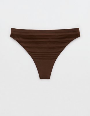 Superchill Seamless Stripe Thong Underwear from American Eagle - $5.99