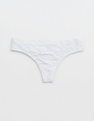 Superchill Seamless Floral Jacquard Thong Underwear
