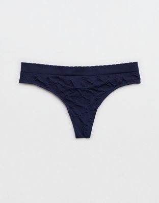 Superchill Seamless Floral Jacquard Thong Underwear