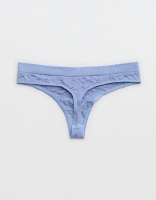 Superchill Seamless Floral Jacquard Thong Underwear