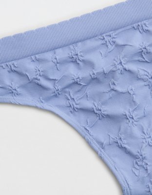 Superchill Seamless Floral Jacquard Thong Underwear