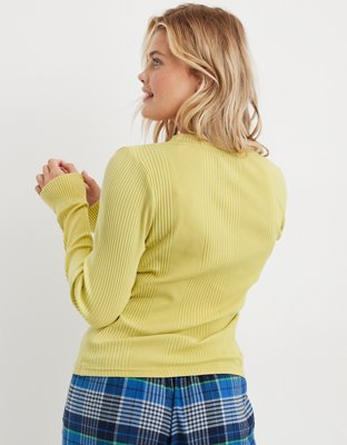 Aerie Road Trip Long Sleeve Henley T-Shirt