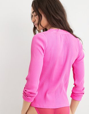 Aerie Road Trip Long Sleeve Henley T-Shirt