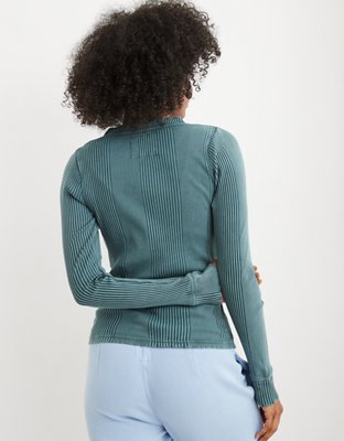 Aerie Road Trip Long Sleeve Henley T-Shirt