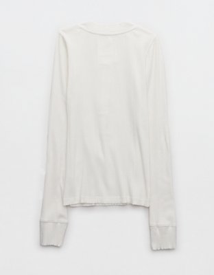 Aerie Road Trip Long Sleeve Henley T-Shirt
