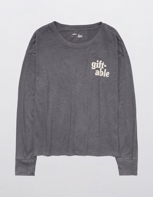 Aerie T-Shirt manga larga