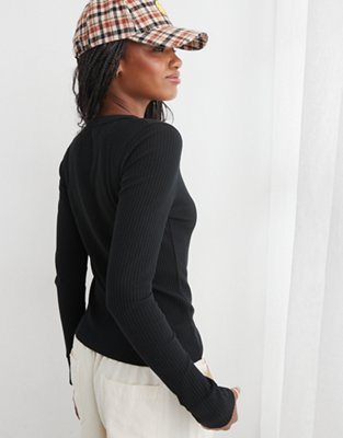 Aerie Fireside Long Sleeve Crewneck T-Shirt