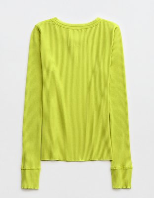 Aerie Fireside Long Sleeve Crewneck T-Shirt