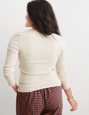 Aerie Fireside Long Sleeve Henley T-Shirt
