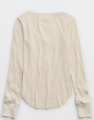 Aerie Essential Henley Layering T-Shirt