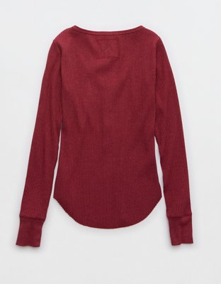 Aerie Essential Henley Layering T-Shirt