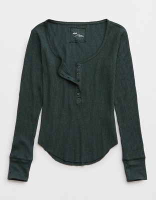 Aerie Essential Henley Layering T-Shirt