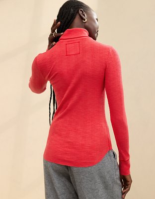 Aerie T-shirt Esencial con Cuello de Tortuga para Usar en Capas