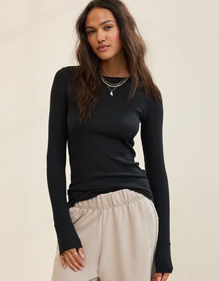 Aerie Essential Crew Layering T-Shirt