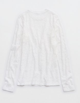 Aerie Essential Lace Layering T-Shirt
