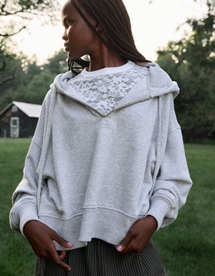 Aerie Essential Lace Layering T-Shirt