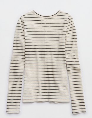 Aerie Essential Henley Layering T-Shirt