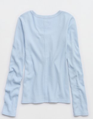 Aerie Essential Henley Layering T-Shirt
