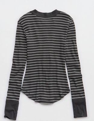 Aerie Henley Essential Layering T-Shirt