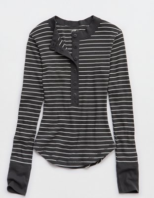 Aerie Henley Essential Layering T-Shirt