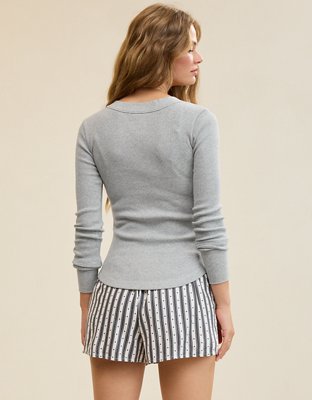 Aerie Essential Henley Layering T-Shirt