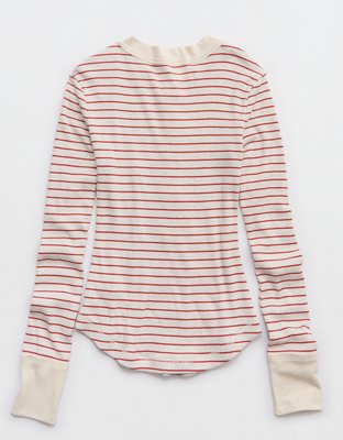 Aerie Essential Henley Layering T-Shirt
