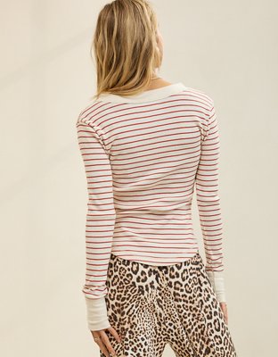 Aerie Essential Henley Layering T-Shirt