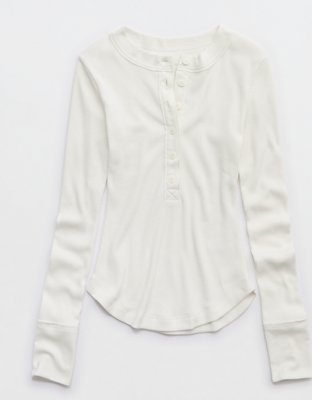 Aerie Henley Essential Layering T-Shirt