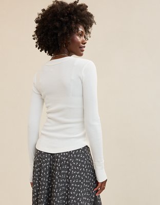 Aerie Henley Essential Layering T-Shirt