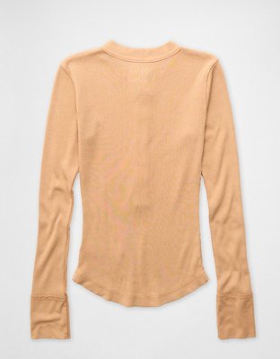 Aerie Henley Essential Layering T-Shirt