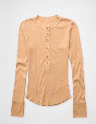 Aerie Henley Essential Layering T-Shirt