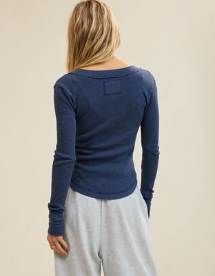 Aerie Henley Essential Layering T-Shirt