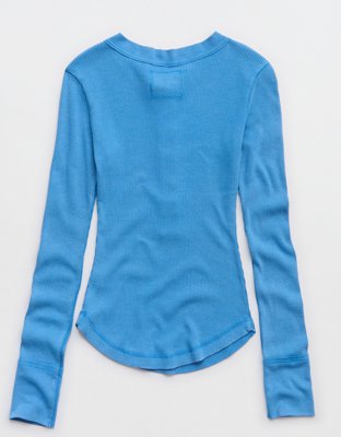 Aerie Essential Henley Layering T-Shirt
