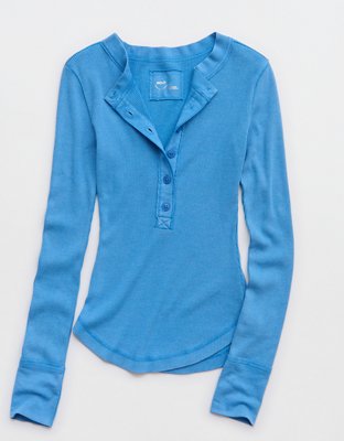 Aerie Henley Essential Layering T-Shirt
