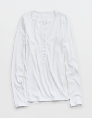 Aerie Essential Henley Layering T-Shirt