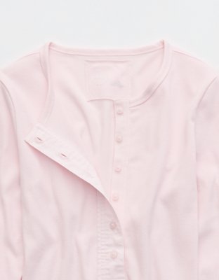 Aerie Essential Henley Layering T-Shirt