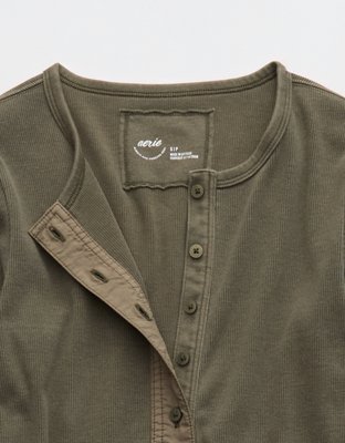 Aerie Essential Henley Layering T-Shirt